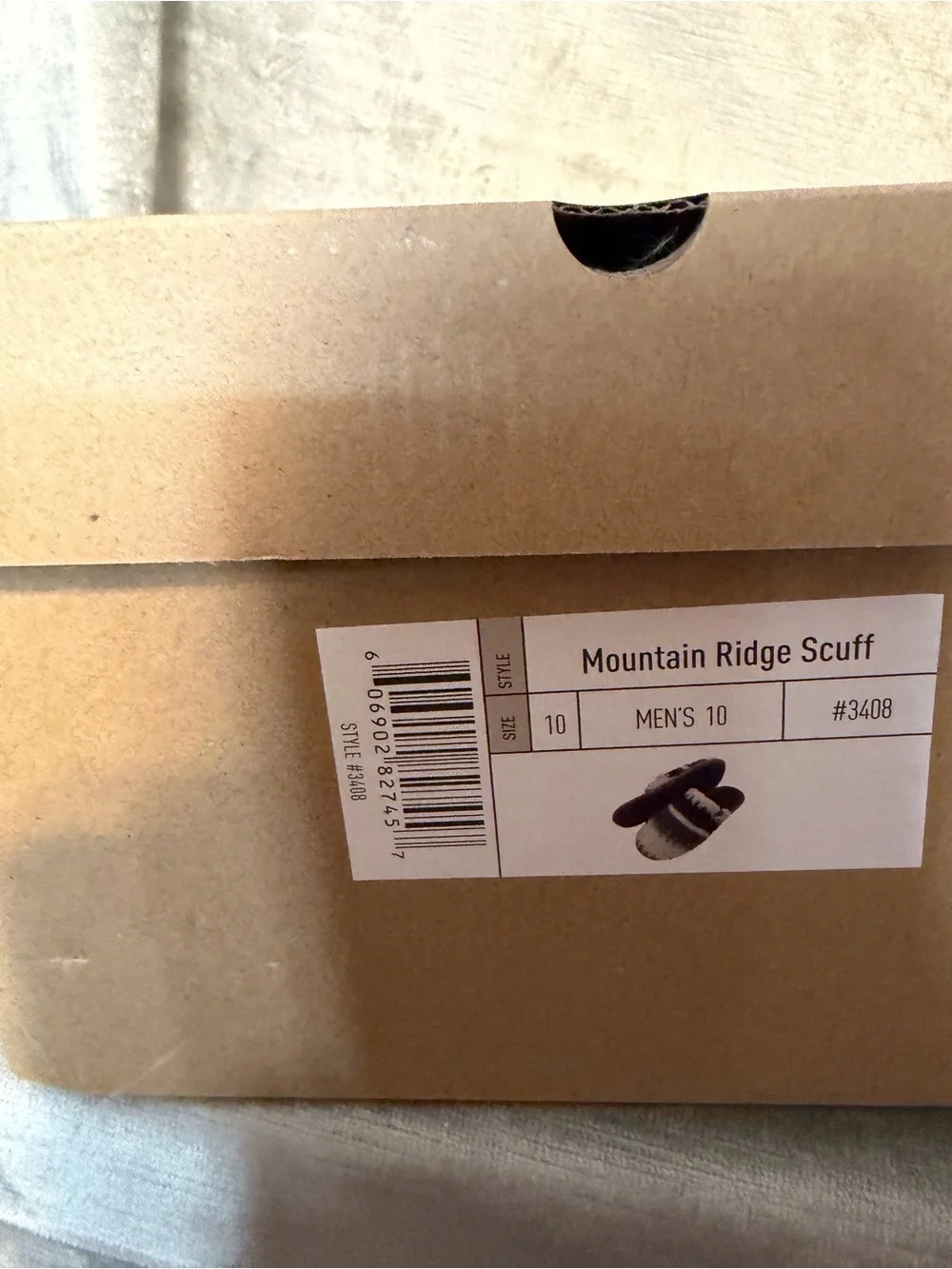 Woolrich Mountain Ridge Scuff Men's Slippers. Size 10 NIB